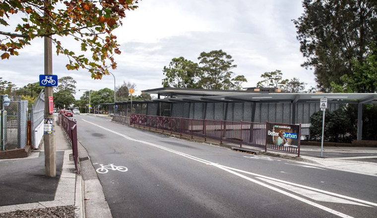 Artist impression of Chester Hill Station Upgrade, subject to change during detailed design stage