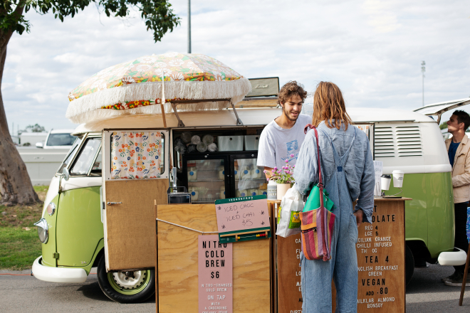 Picture of food stand 