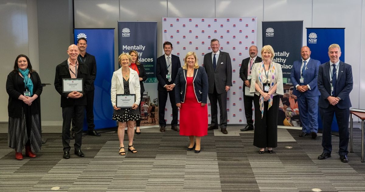 Mental Health at Work ambassadors meet with NSW Government leaders