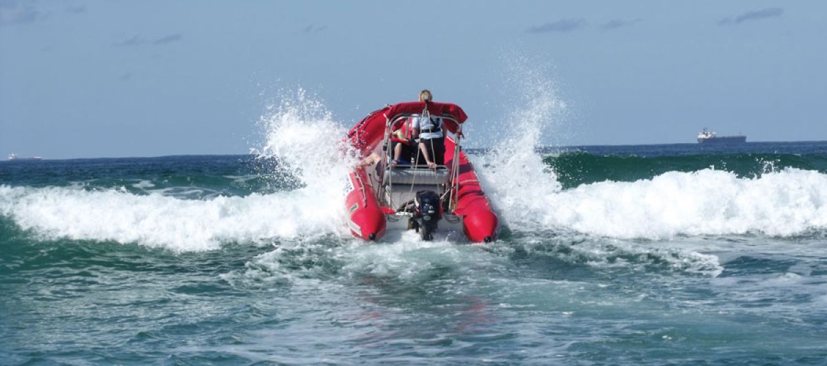 Boat on open waters