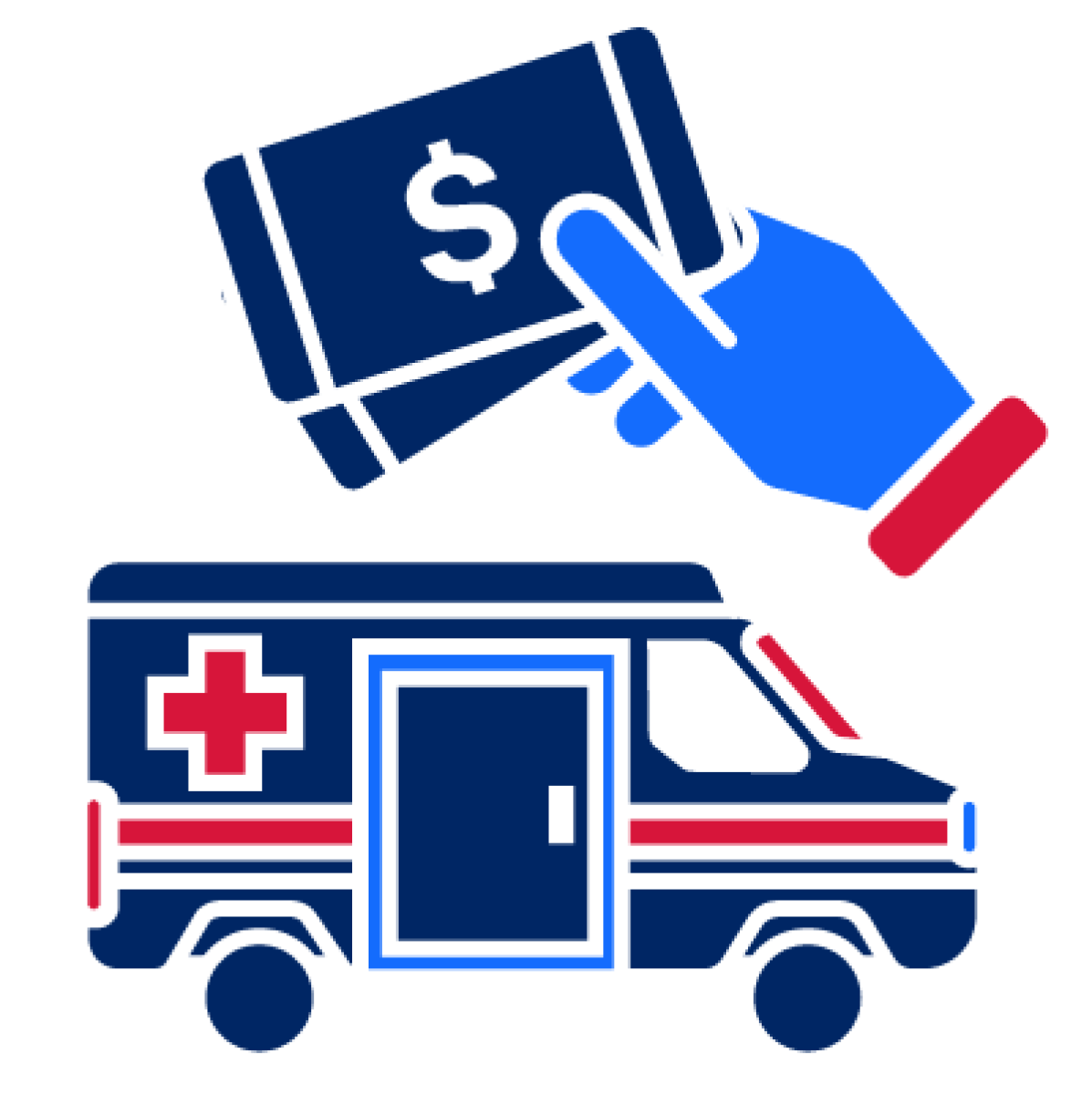 An icon that represents paying for NSW Ambulance.