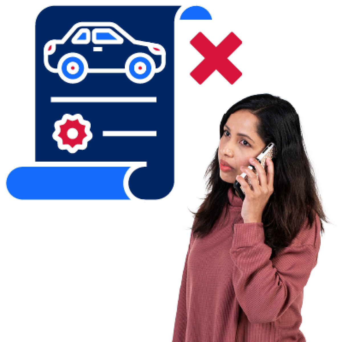 A person calling to check they can drive after paying their driving fine