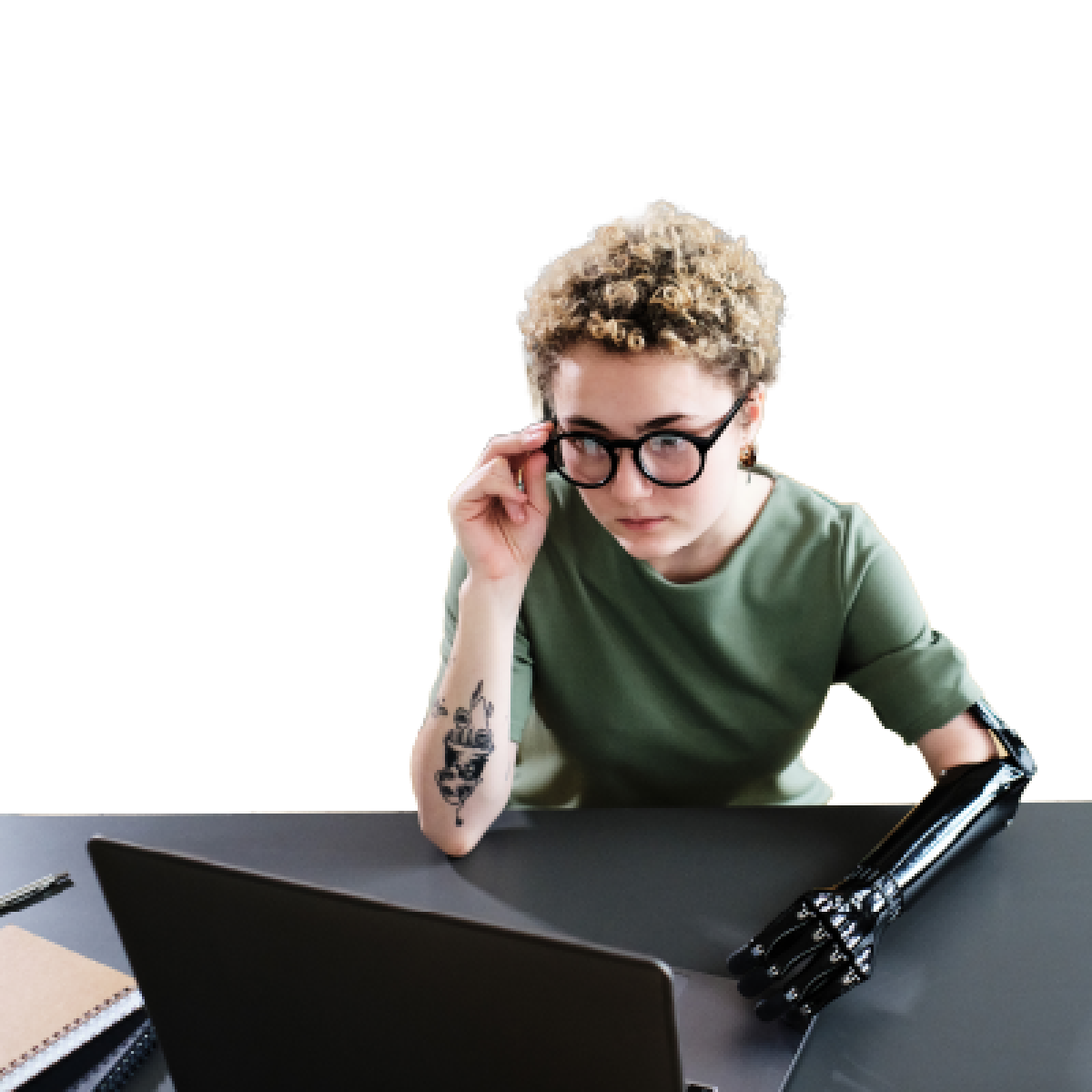 Women on laptop on the adult fares page