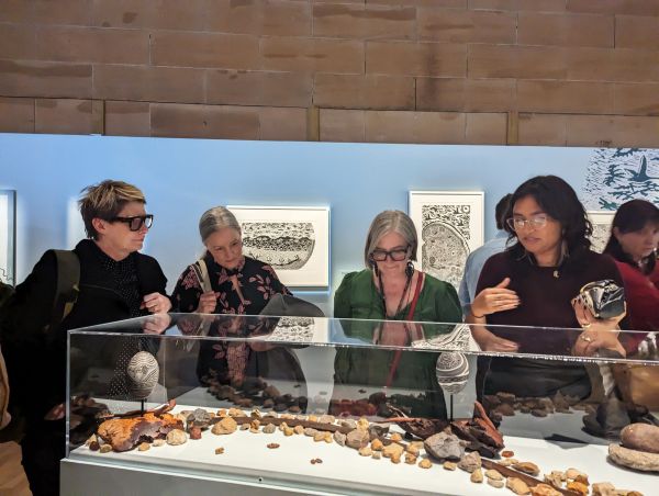 Image of Create staff at the Australian museum. 