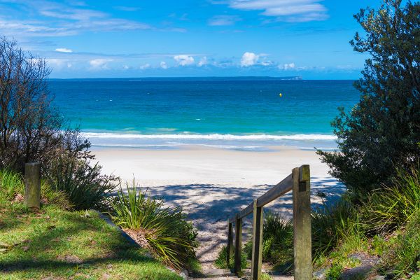 Beach in Huskisson NSW