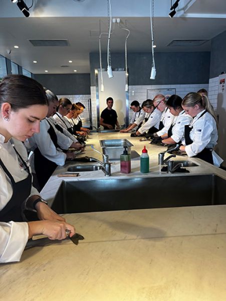 The Fish Butcher and the ladies from Tasting Success - TAFE NSW CWTT project