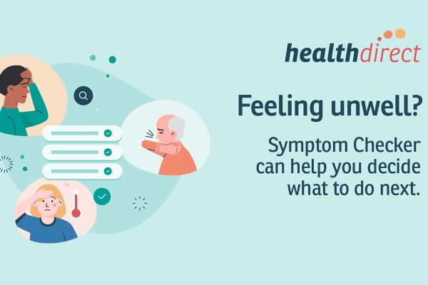 Healthdirect symptom checker banner 