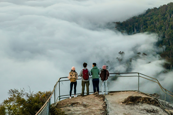 Olympian Rock Lookout, Blue Mountains National Park. 