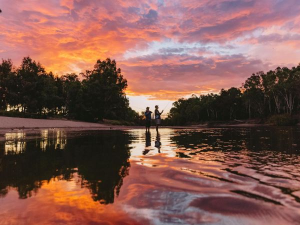 Riverside: Wagga Beach -  sunset fishing