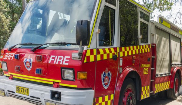 Fire truck from the Fire and Rescue NSW