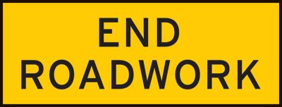 Roadworks have ended and you may proceed as normal