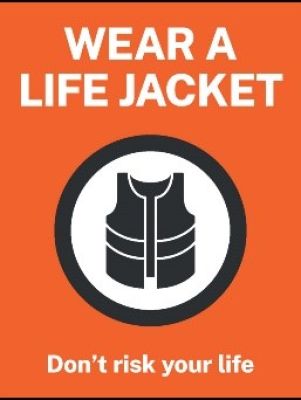 Wear a Lifejacket poster