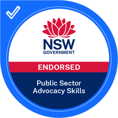 Badge Public Sector Advocacy Skills