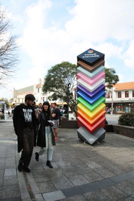 Pride Square monument