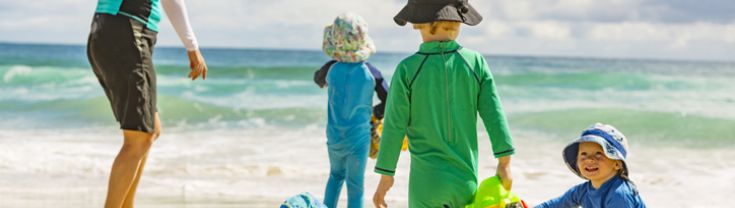 Sun protection at beach