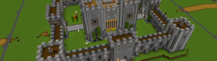 cyber castle challenge minecraft world