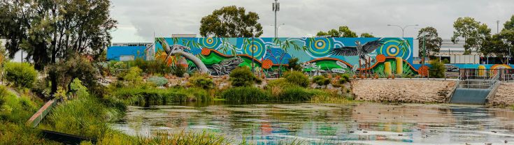 An image of Wharf Street Basin. Credit: Danica Zuks/City of Canning