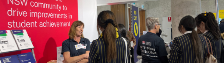 Photograph taken at the 2024 HSC and Careers Expo