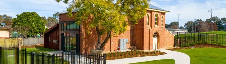 A redeveloped pumphouse in Albury is now an arts and cultural makerspace