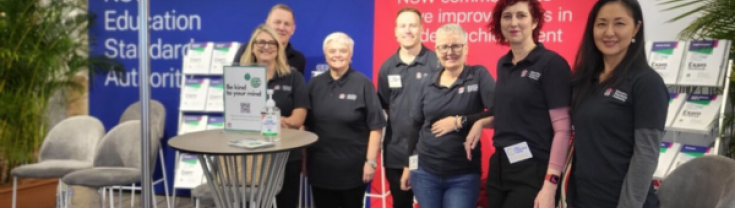 A photograph of NESA staff at the 2024 Western Sydney Careers Expo