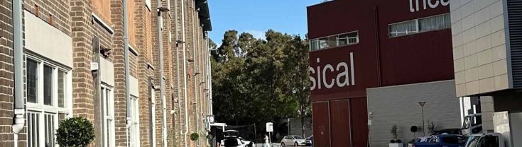 View of Parachute Grounds in Lilyfield