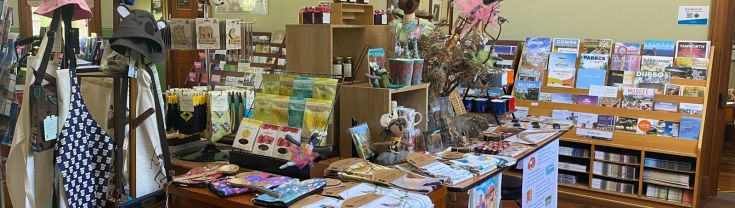 interior of Campbelltown Visitor Information Centre gift shop