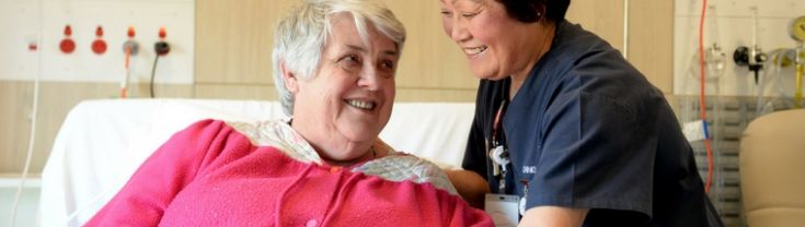 nurse with a patient in hospital