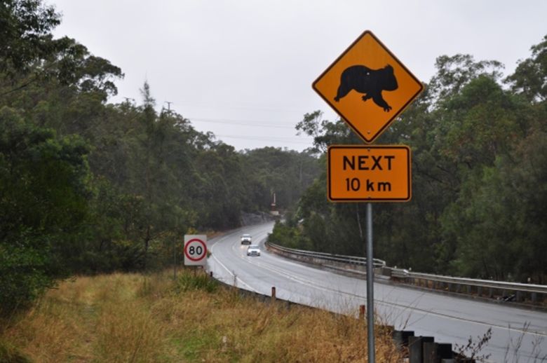 Heathcote Road at Deadmans Creek