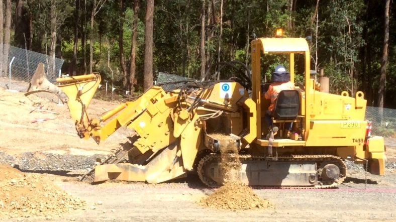 Trencher tracked