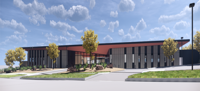 Artist's image of the new Buronga HealthOne facility