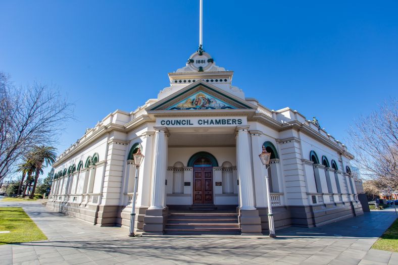 Historic building on a sunny day