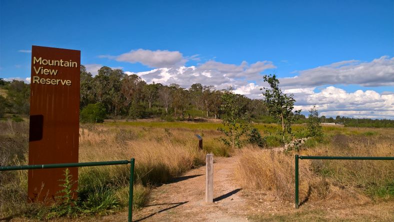 View of walking trail