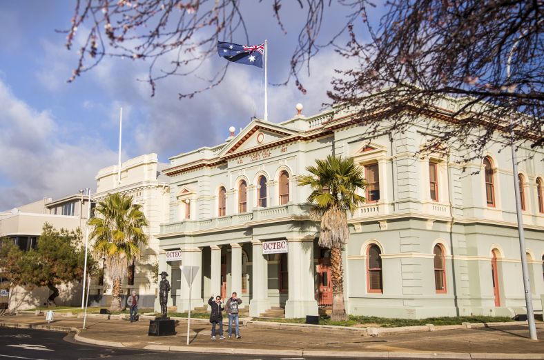 Historic building on a sunny day