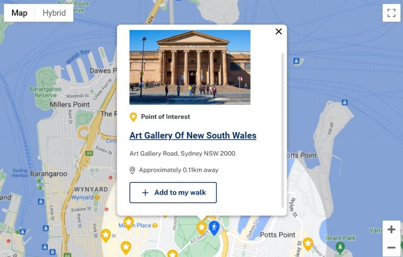 Art Gallery Map