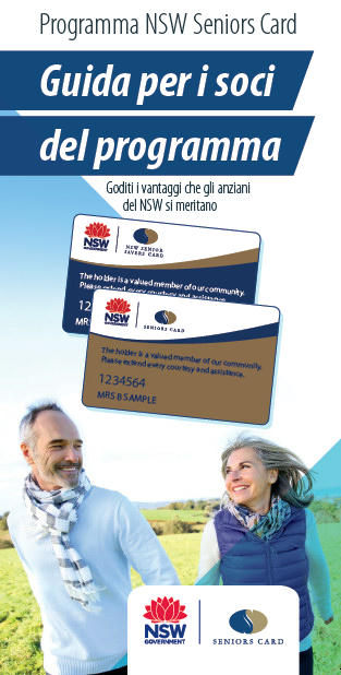 Italian Seniors Card Language Brochure