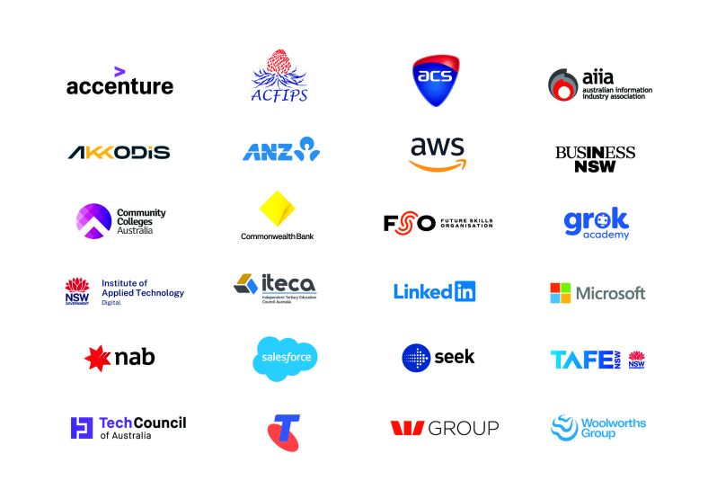 NSW Digital Skills Partners logos