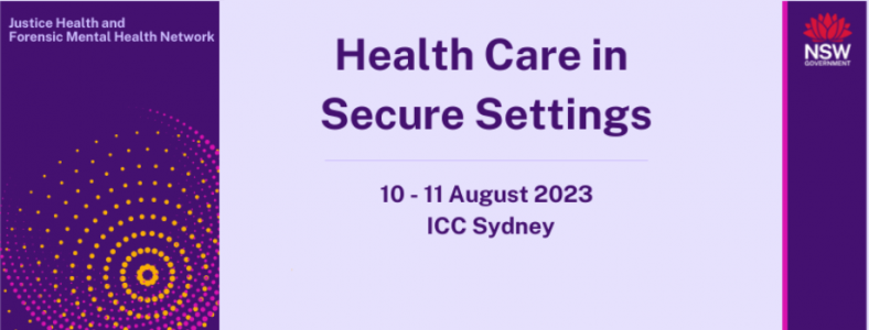 HCSS - Health Care in Secure Settings conference 2023