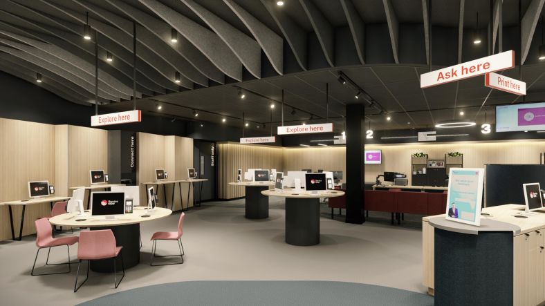 Artist impression of the new North Rocks Service Centre