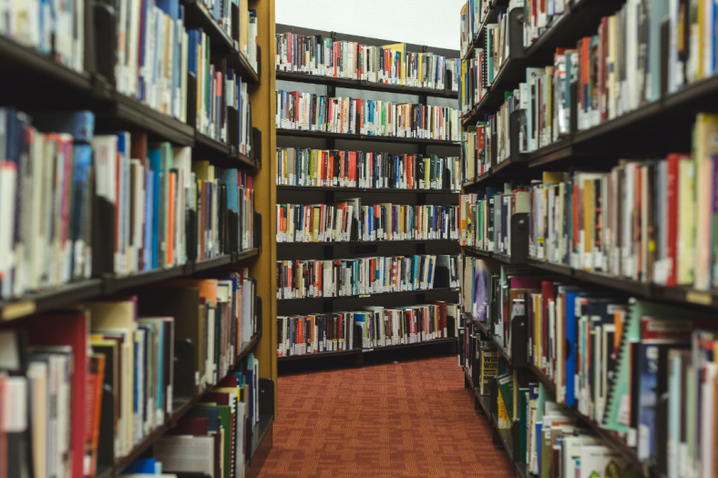 School library interior