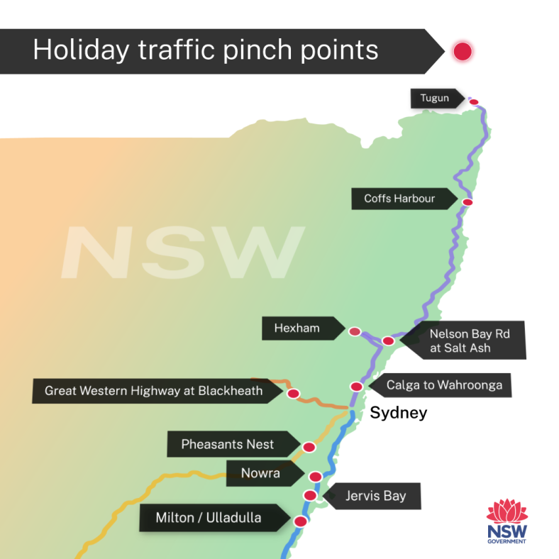 Regional pinch point map