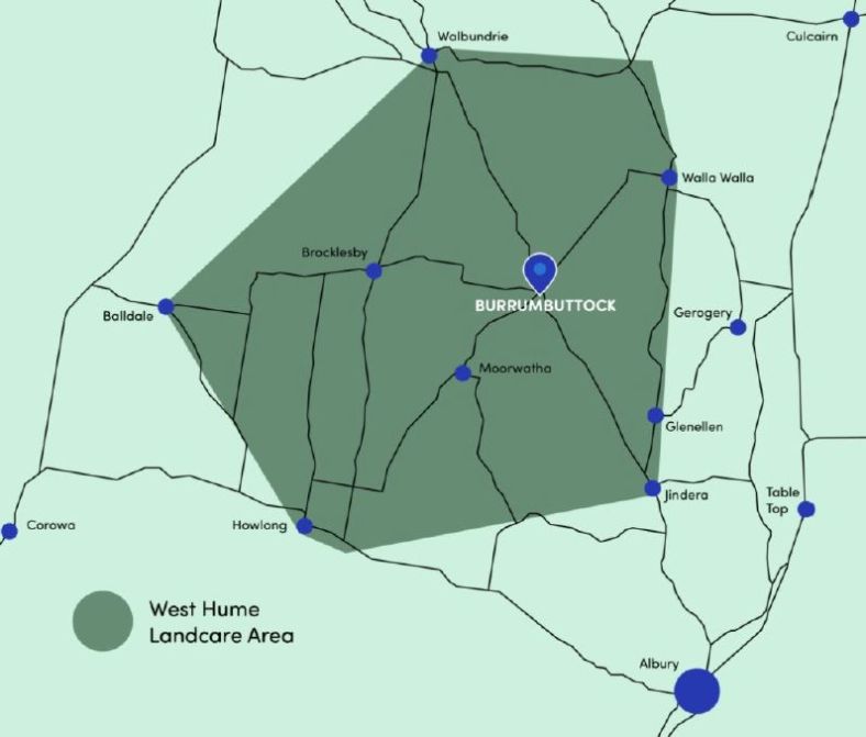 West Hume Landcare geographic footprint