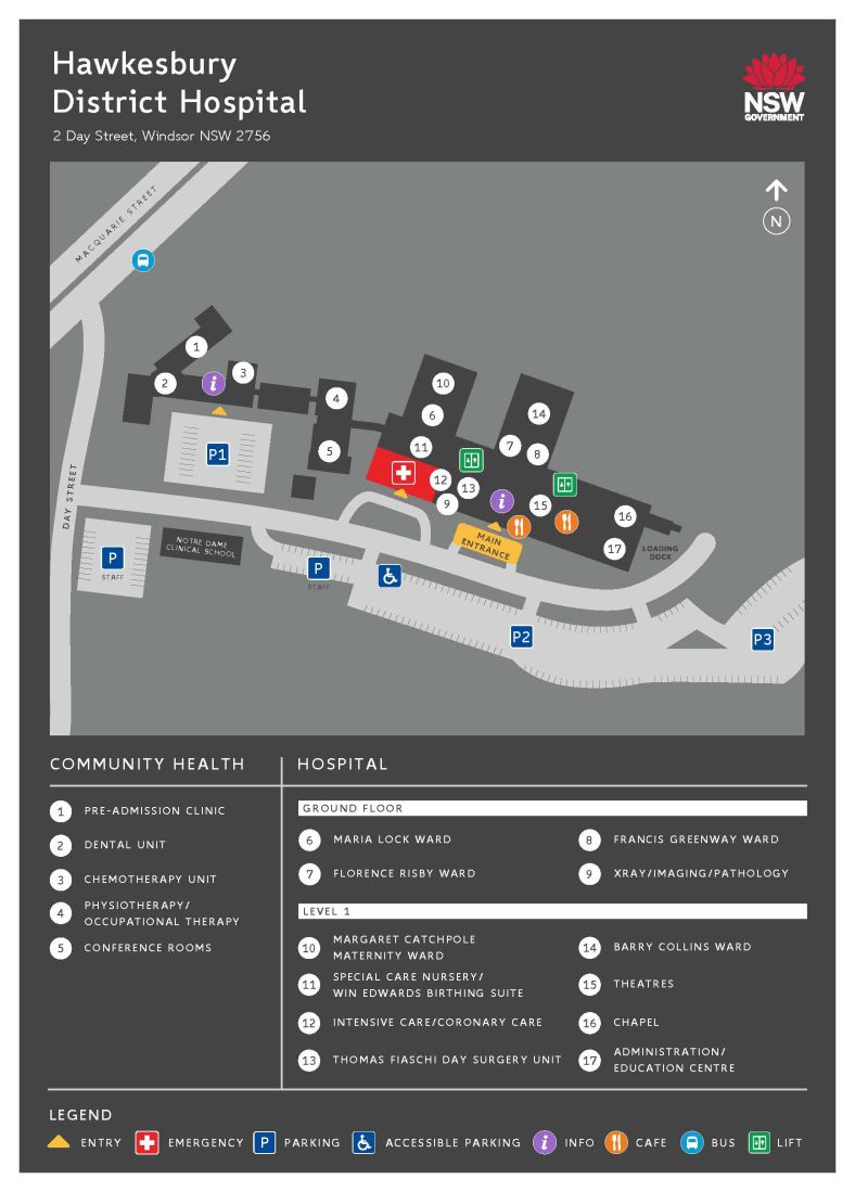 Hawkesbury District Hospital map