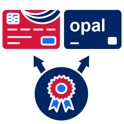 Bank card opal card equal benefits