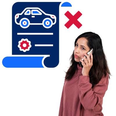 A person calling to check they can drive after paying their driving fine