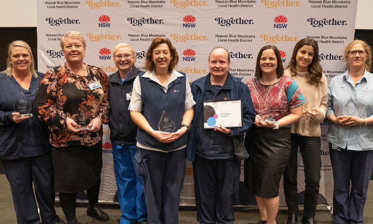Winners from 2024 NBMLHD Nursing & Midwifery Awards