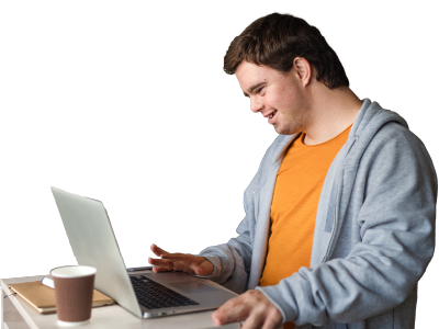 Man on laptop