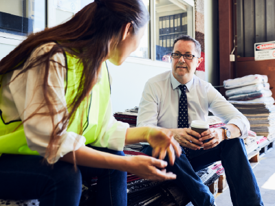 Women worried so talking to employer