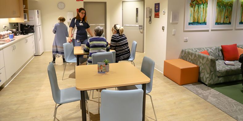 HNELHD Ronald McDonald House family room