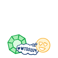 WTD2024 Twibbon emerald