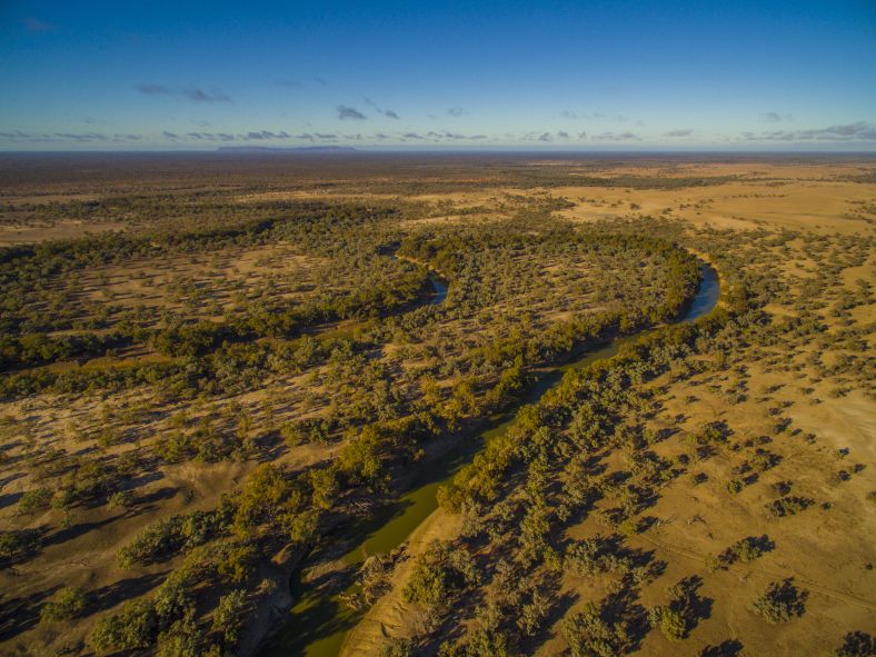 Darling River panoramic image